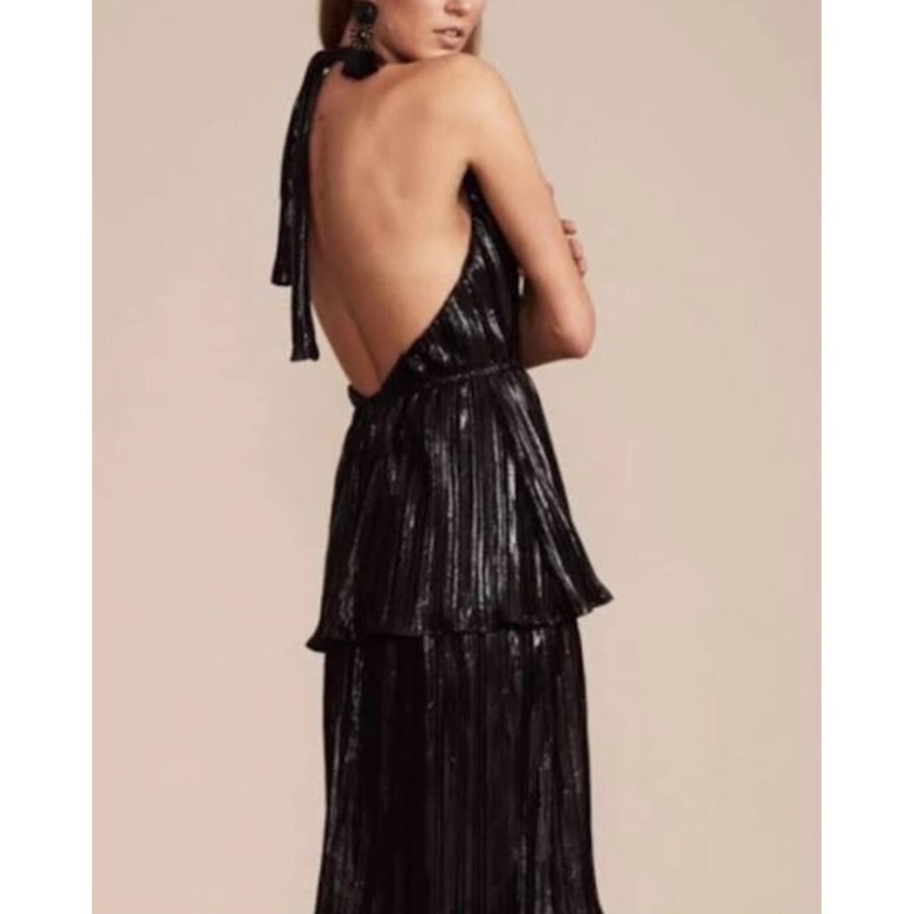 Nasty Gal Midnight Kiss tiered ruffle maxi dress - Picture 4 of 6